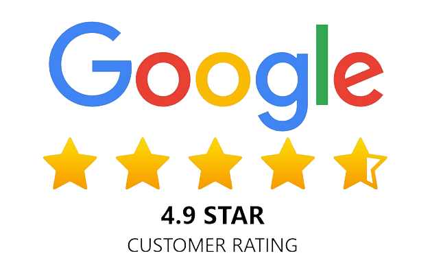 4.9 Google Rating